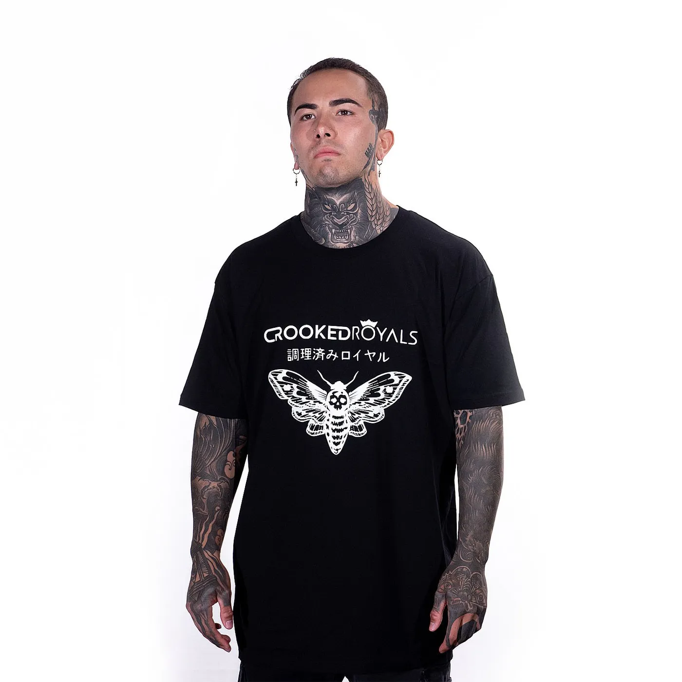 Crooked Royals Death Moth Tee (Black)