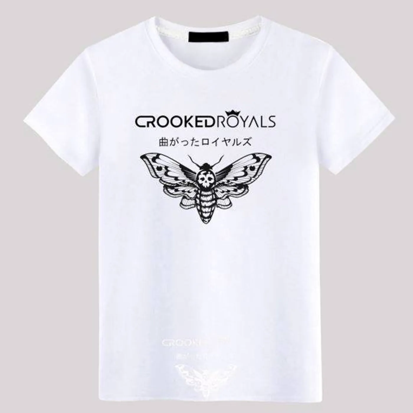 Crooked Royals Death Moth Tee (White)