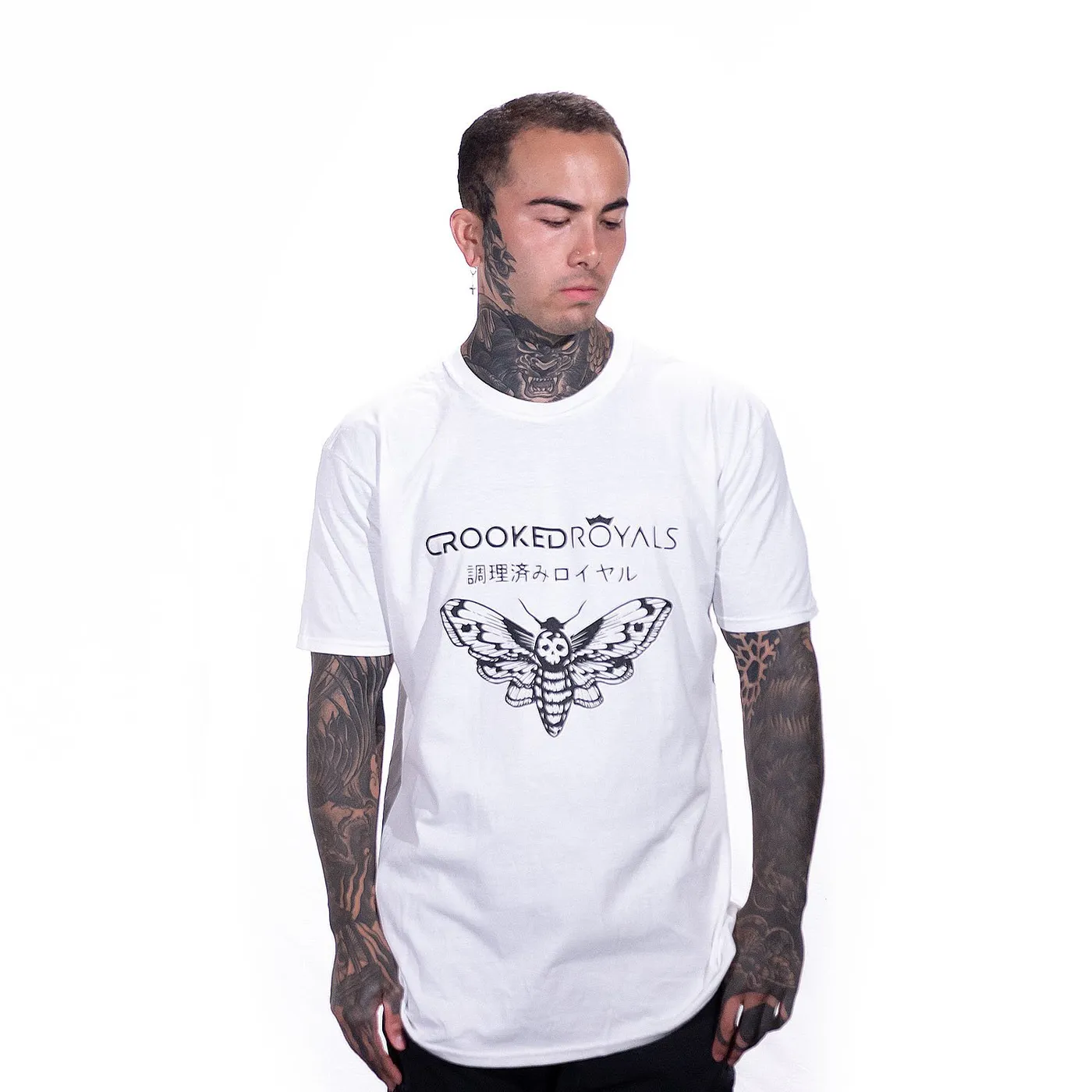 Crooked Royals Death Moth Tee (White)