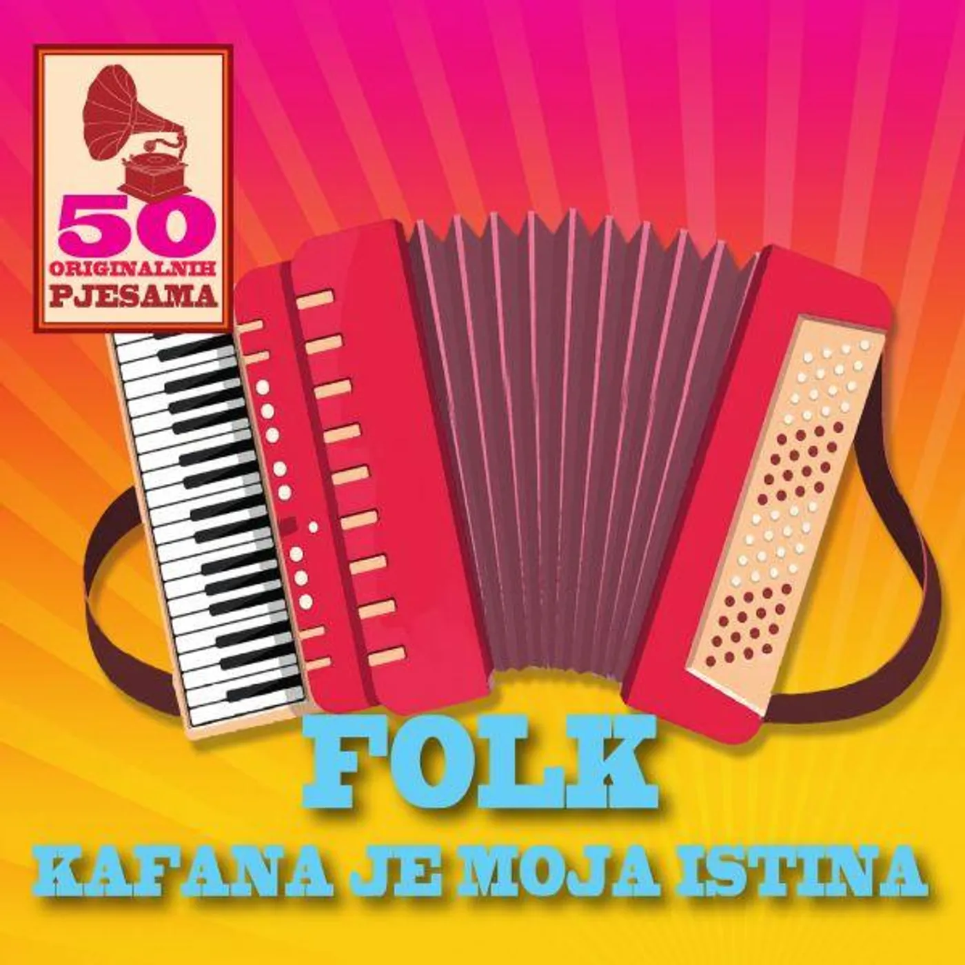 RAZNI IZVOĐAČI - 50 ORIGINALNIH PJESAMA - FOLK