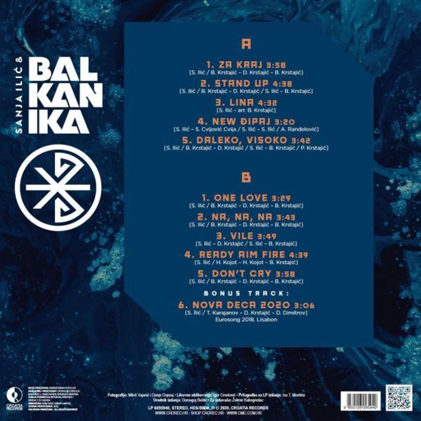 SANJA ILIĆ & BALKANIKA - STAND UP (LP) (Vinyl)