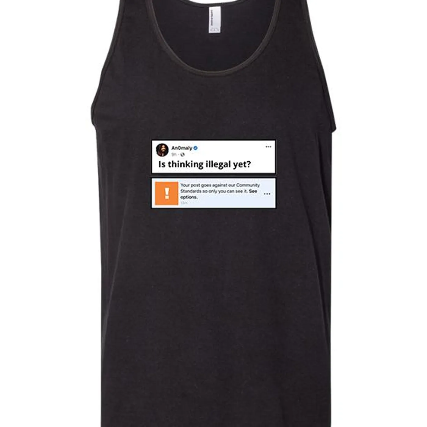 An0maly Is Thinking Illegal Yet? Black Tank