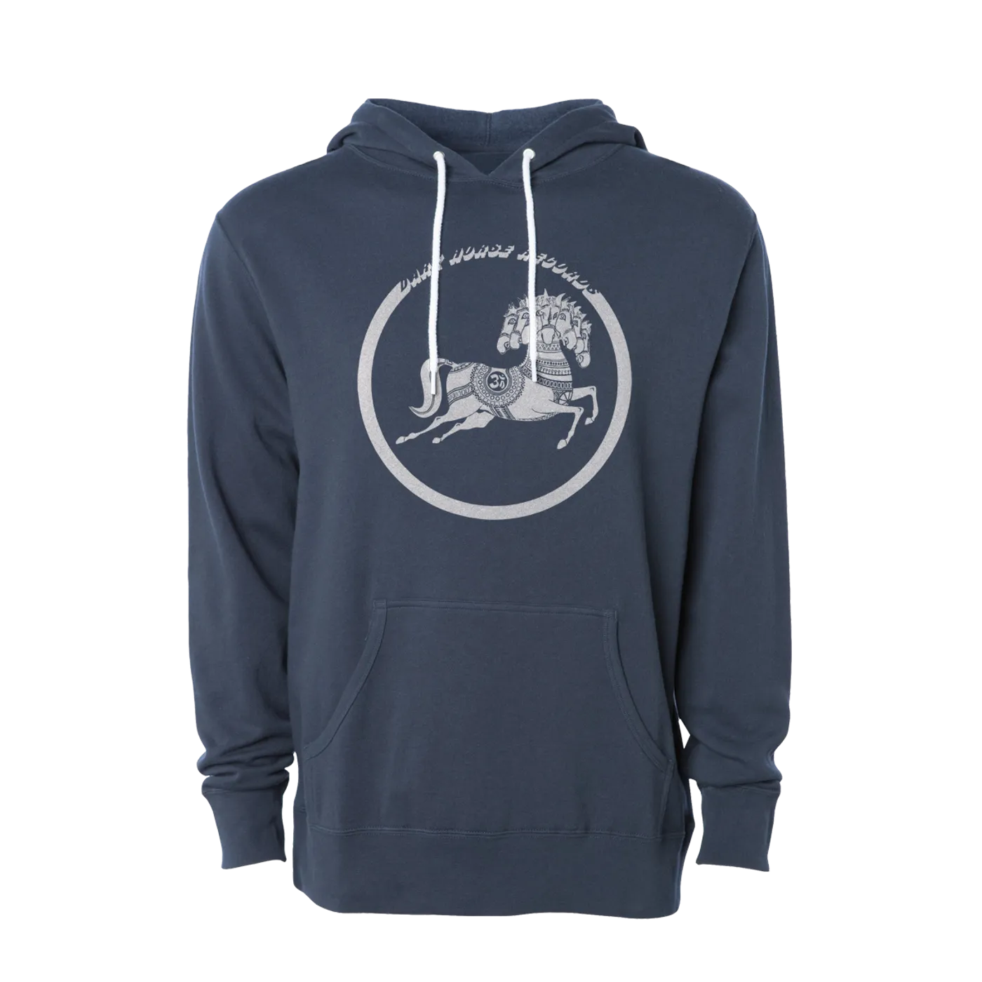 George Harrison Blue Dark Horse Records Pullover Hoodie