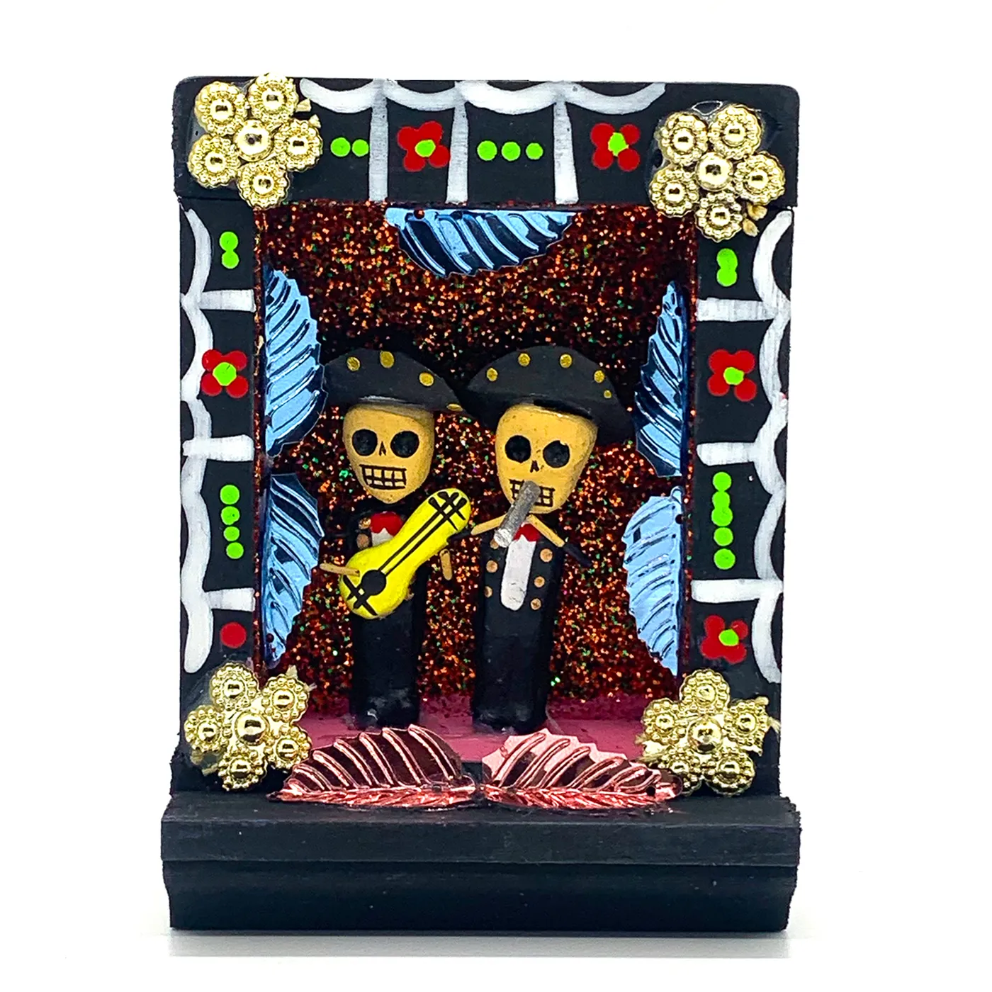 Mariachi Nuevo Tecalitlán Handmade Shadow Box Nicho - Mariachi