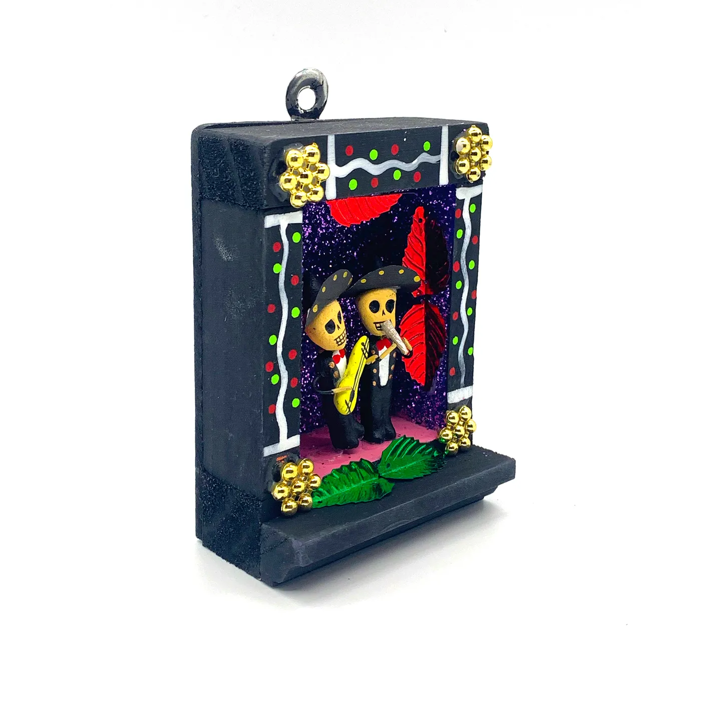 Mariachi Nuevo Tecalitlán Handmade Shadow Box Nicho - Mariachi