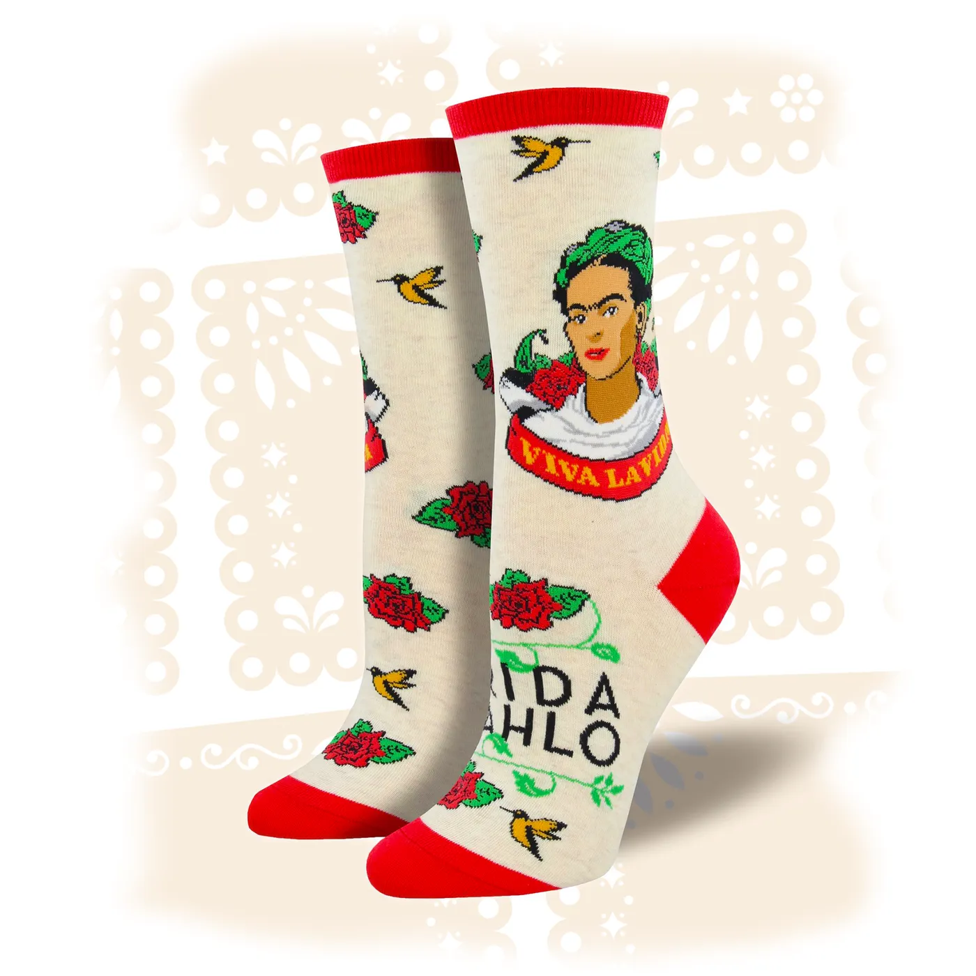 Frida Khalo Women's Frida Kahlo "Viva La Frida" Socks