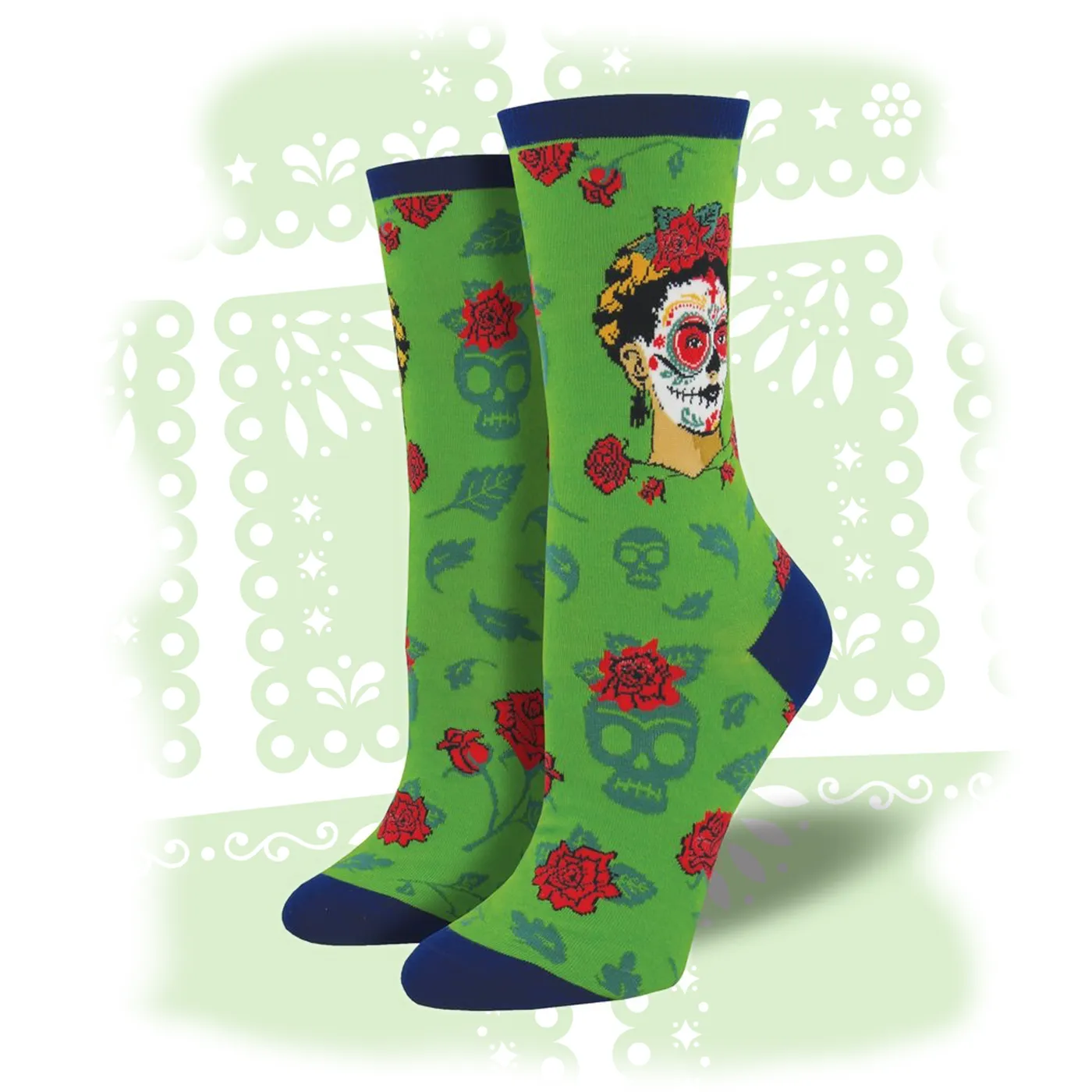 Frida Khalo Women's Frida Kahlo "Día de Los Frida" Socks