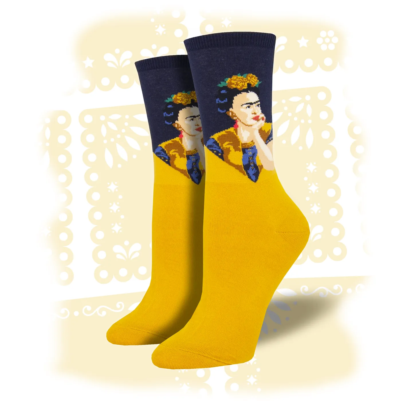 Frida Khalo Women's Frida Kahlo "Pensive Frida" Socks