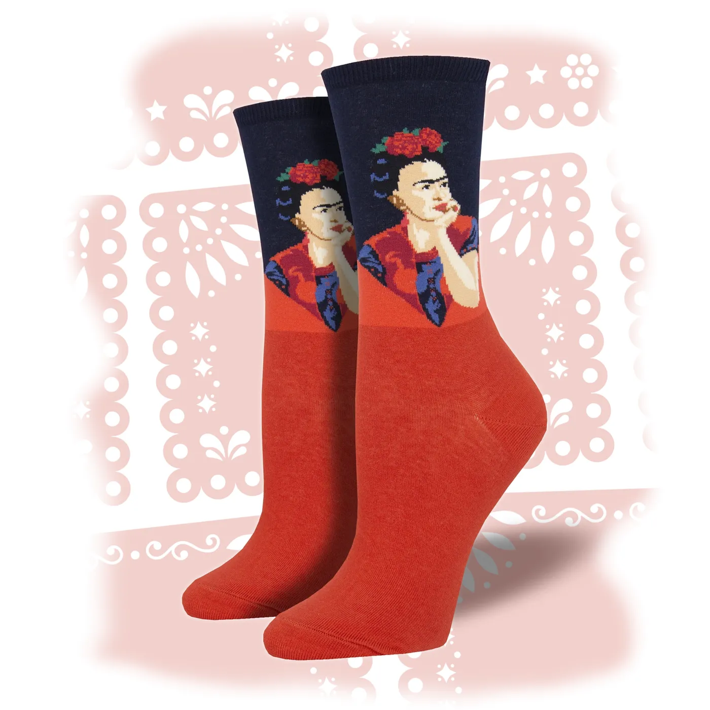 Frida Khalo Women's Frida Kahlo "Pensive Frida" Socks