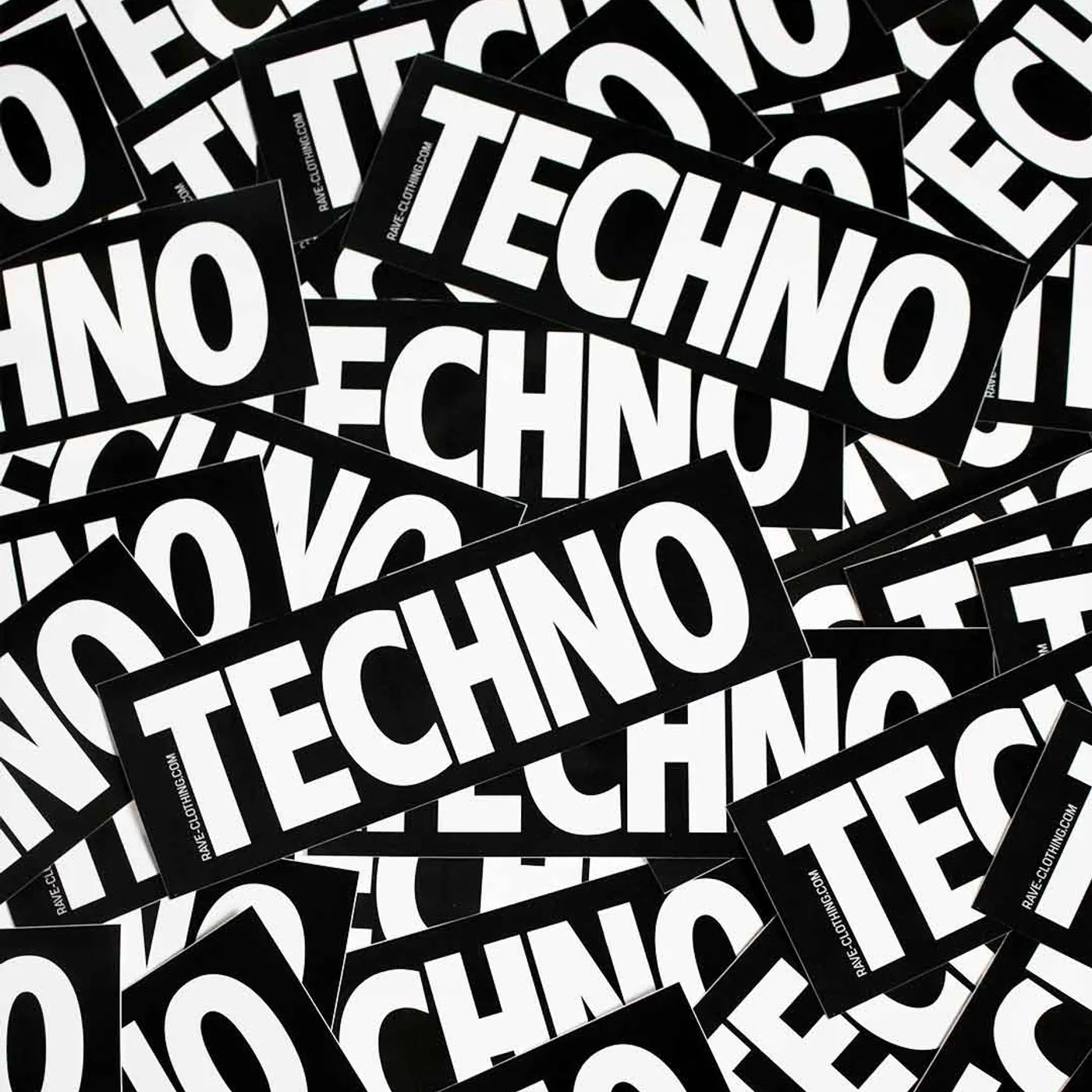 Rave Clothing Techno Sticker