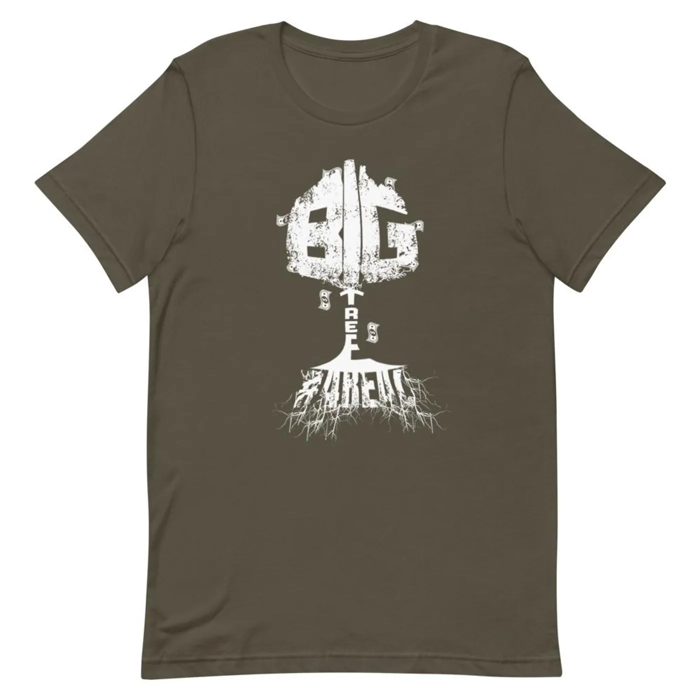 Big Tree #4Real Cash Tree T (White Logo)