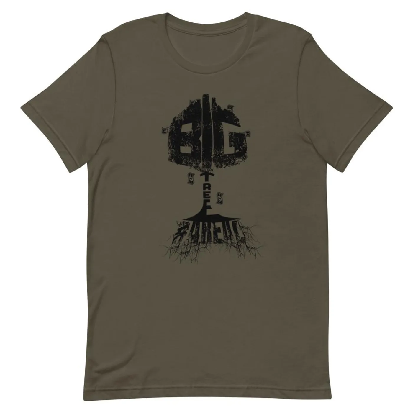 Big Tree #4Real Cash Tree T (Black Logo)