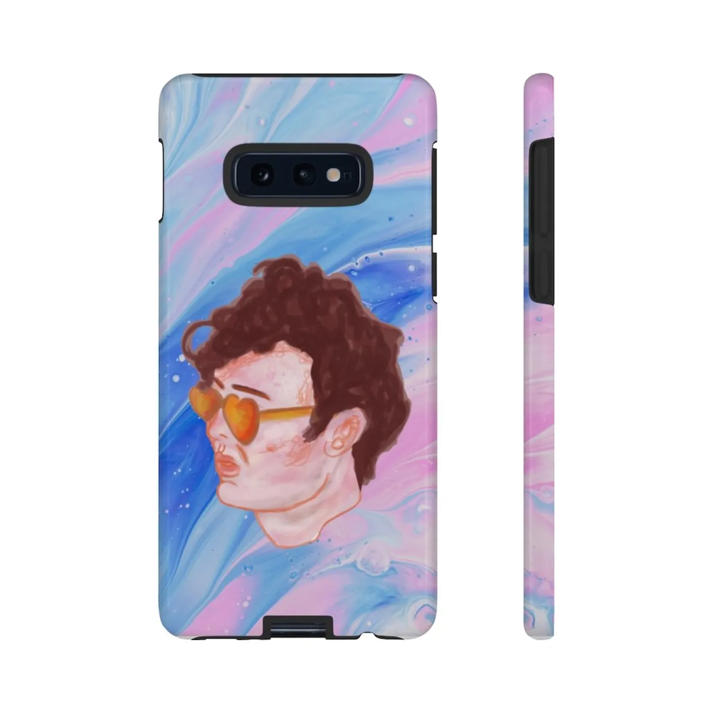 Eddie Island Tough Phone Cases - Elvis Face Groovy
