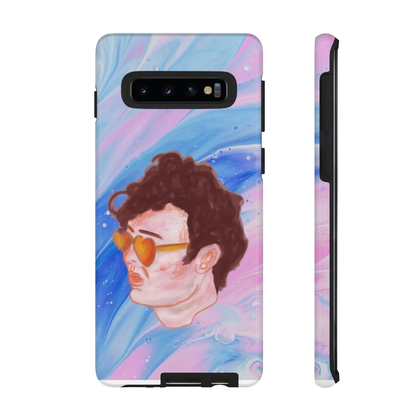 Eddie Island Tough Phone Cases - Elvis Face Groovy