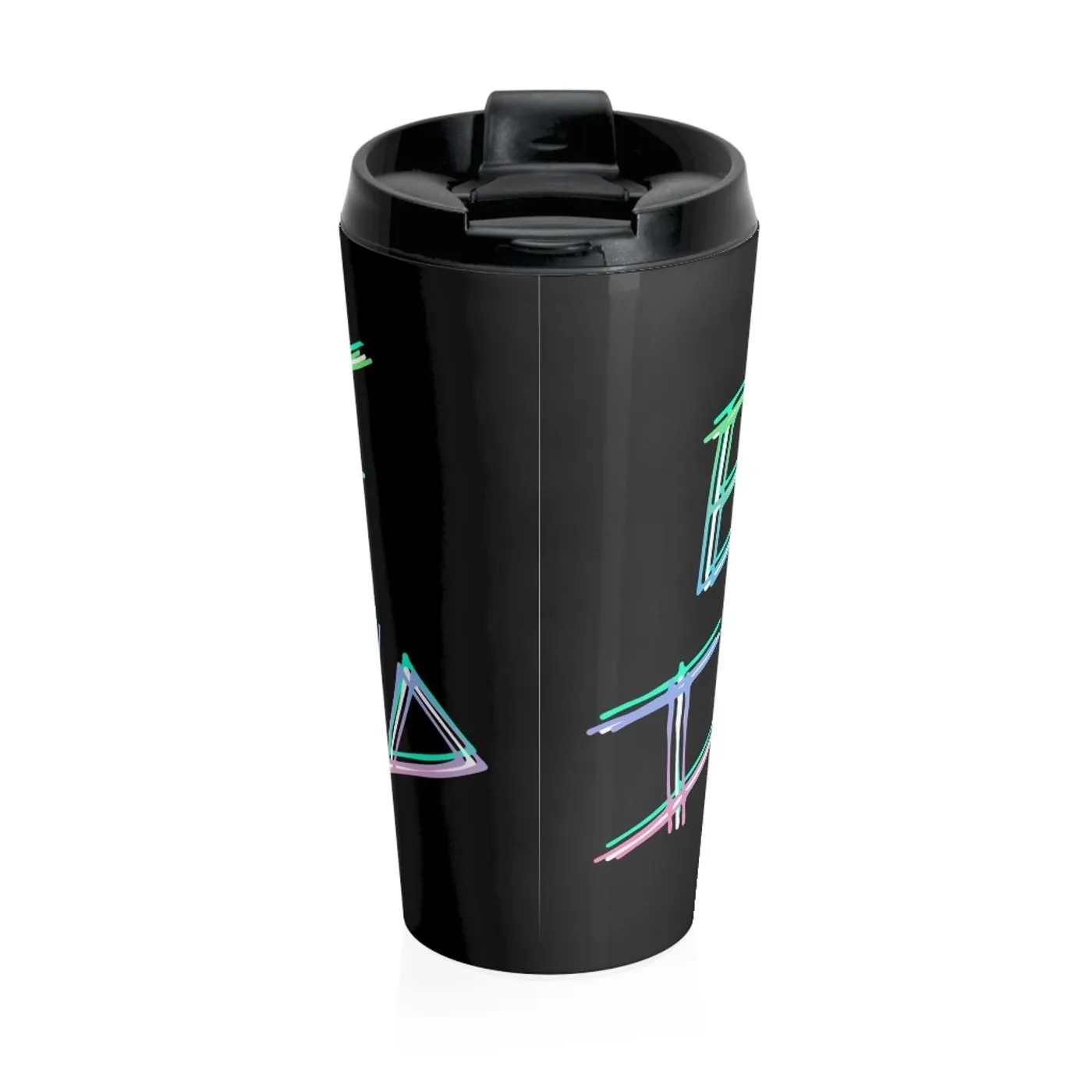 Eddie Island Stainless Steel Travel Mug - Logo