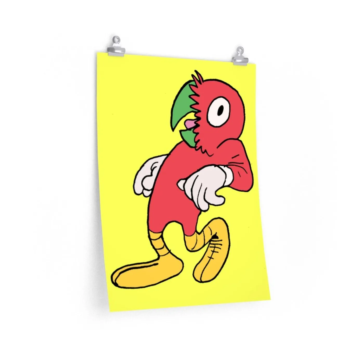 Eddie Island Wall Print - Red Bird