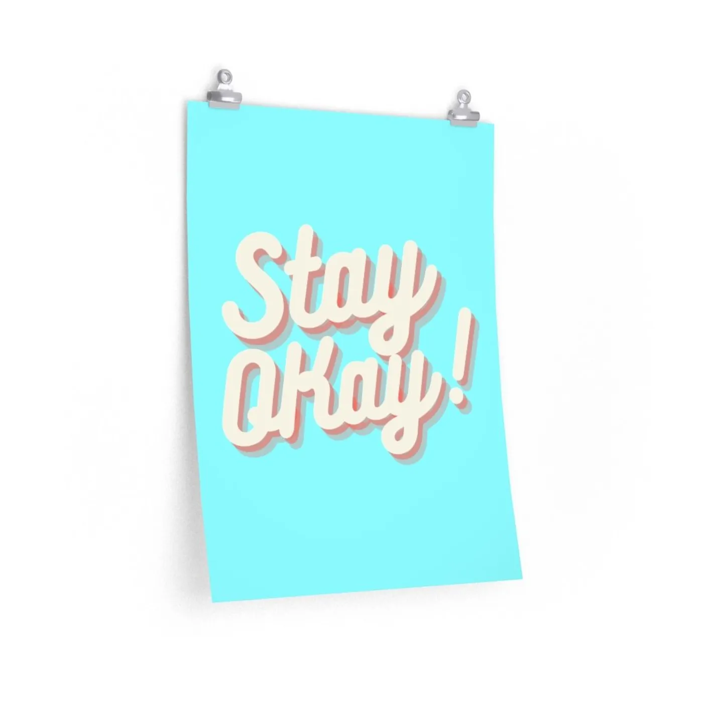 Eddie Island Wall Print - Stay Okay!