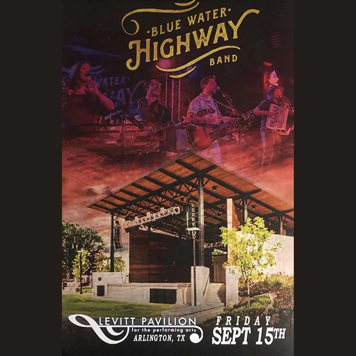 Blue Water Highway Levitt Pavillon Poster - 09/15/17