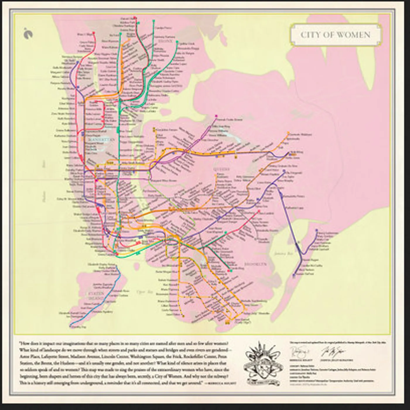 Joshua Jelly-Schapiro and Rebecca Solnit - City of Women Poster (Poster)