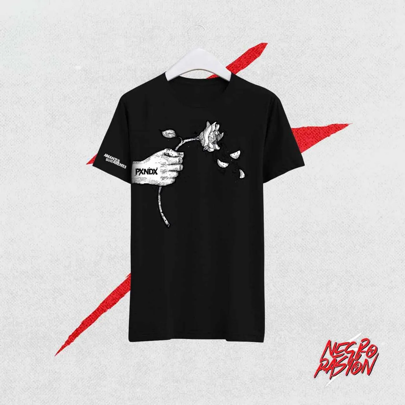 Camiseta - PXNDX - Amantes - Manga Corta