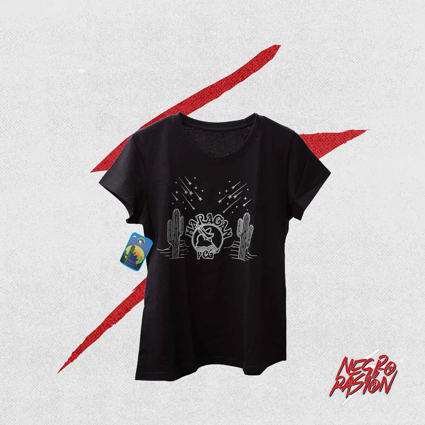El Haragán Y Cia. Camiseta - El Haragán y Cia - Cactus Estrellas