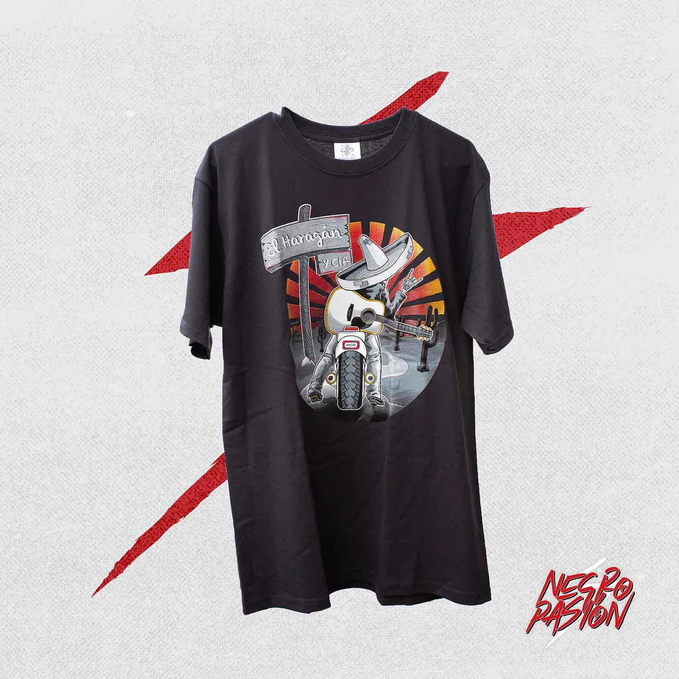 El Haragán Y Cia. Camiseta - El Haragán y Cia - Moto
