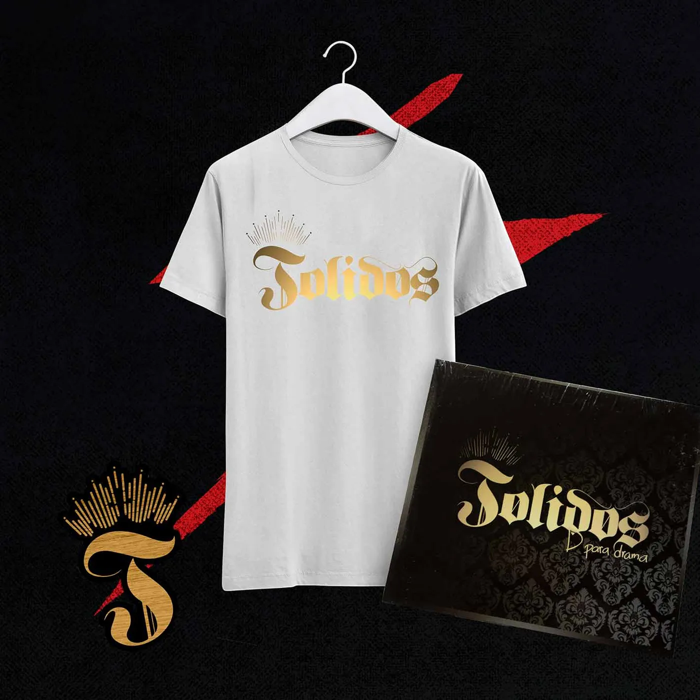 Combo - Tolidos - Camiseta + Pin + Disco