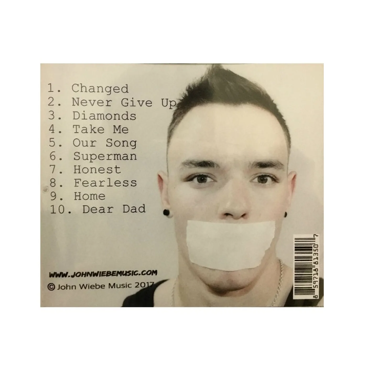 John Wiebe Fearless - Physical Copy