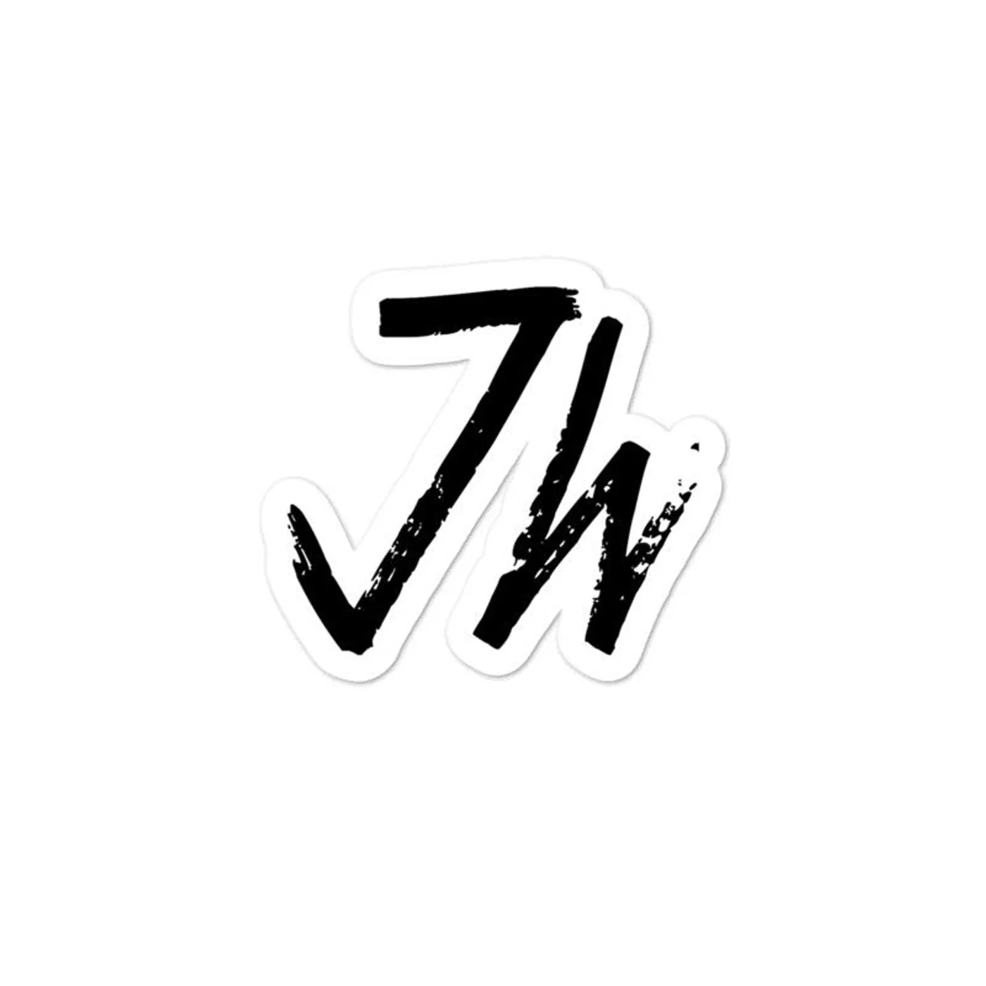 John Wiebe JW Die-Cut Sticker