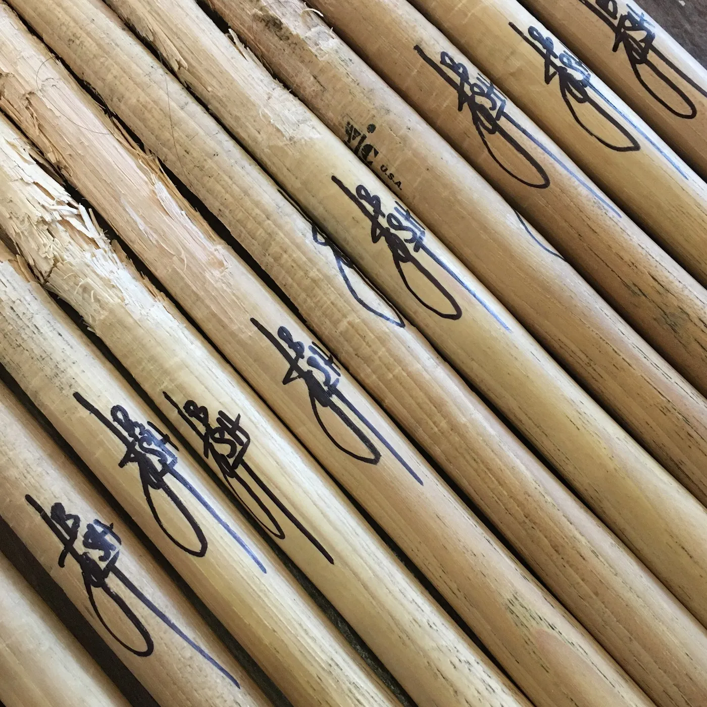 Black Smoke Trigger Signed Drum Sticks