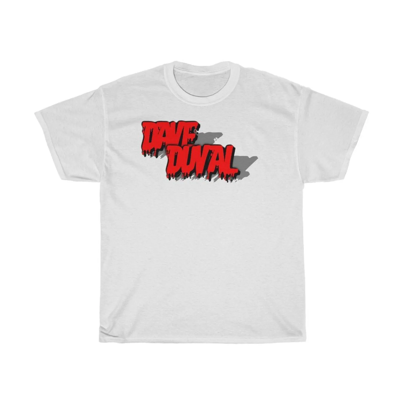 Dave Duval Red and Grey Logo Tee