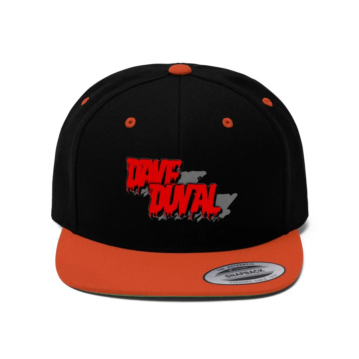 Dave Duval red and grey logo snap-back