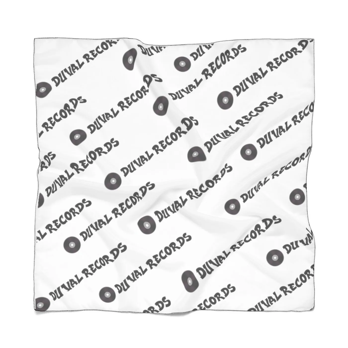 Dave Duval DuvaL Records Poly Scarf - White