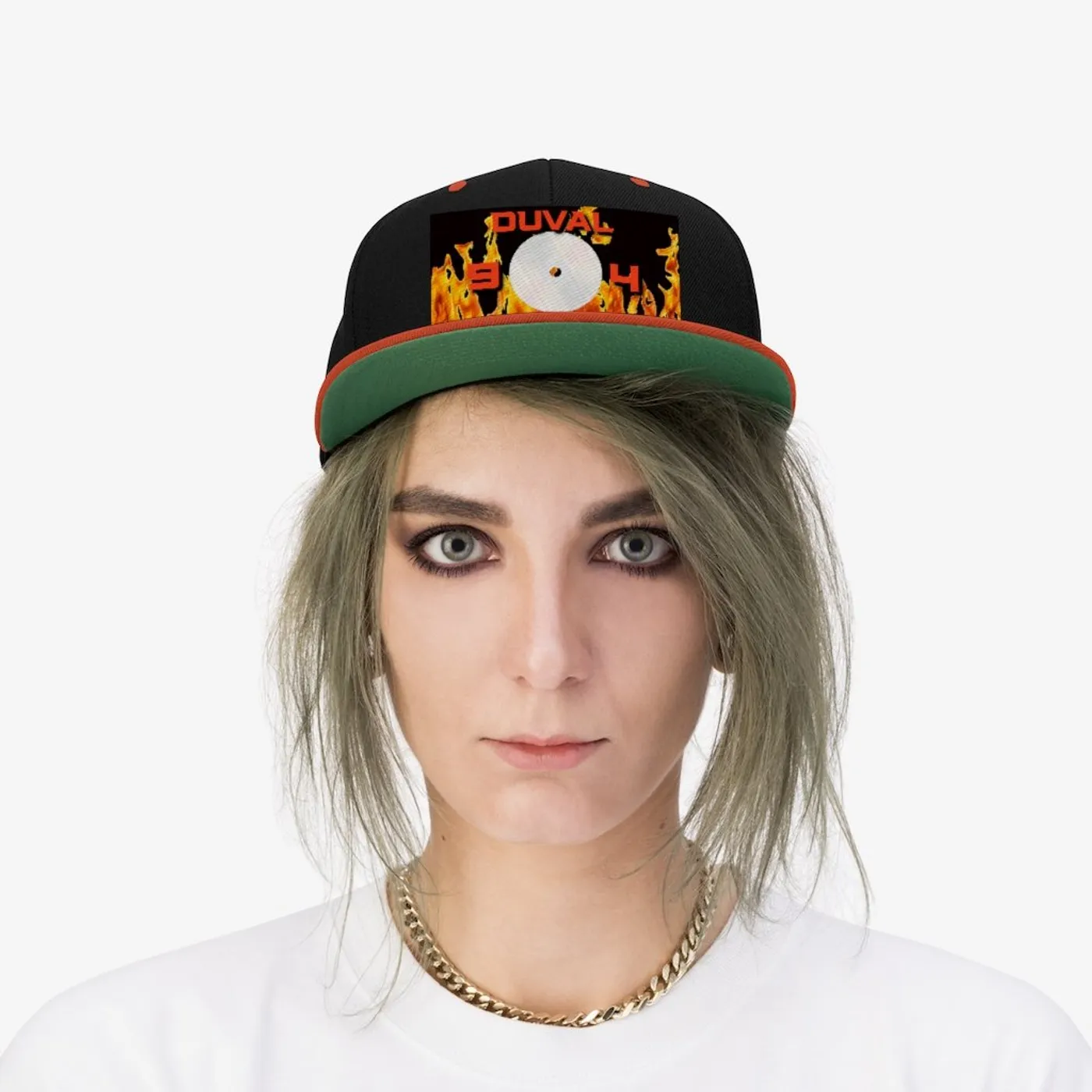 Dave Duval Duval Records Flame Snap-Back
