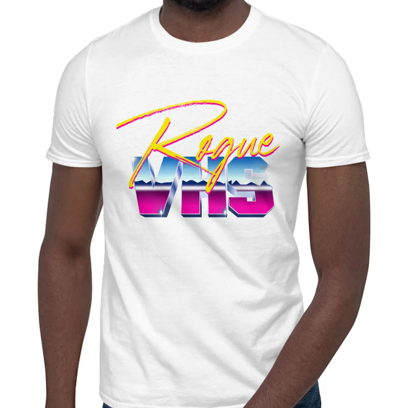 Rogue VHS fitted t-shirt