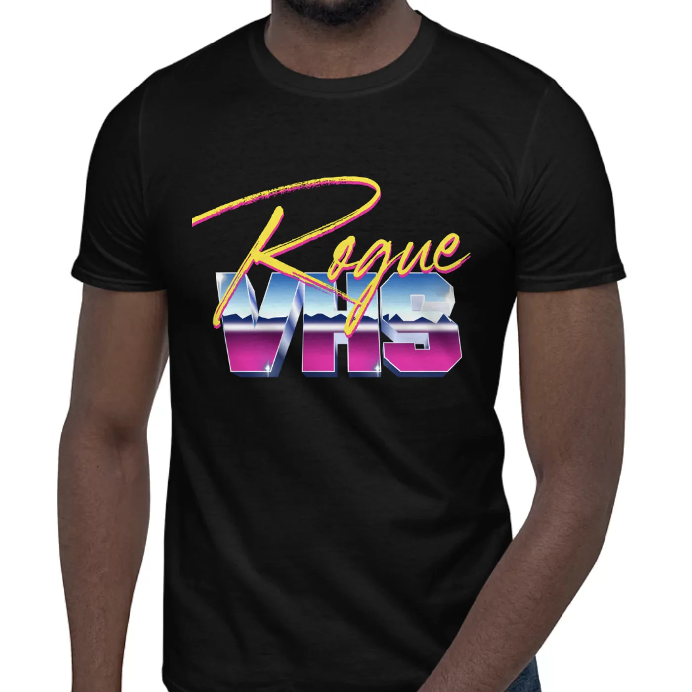 Rogue VHS fitted t-shirt