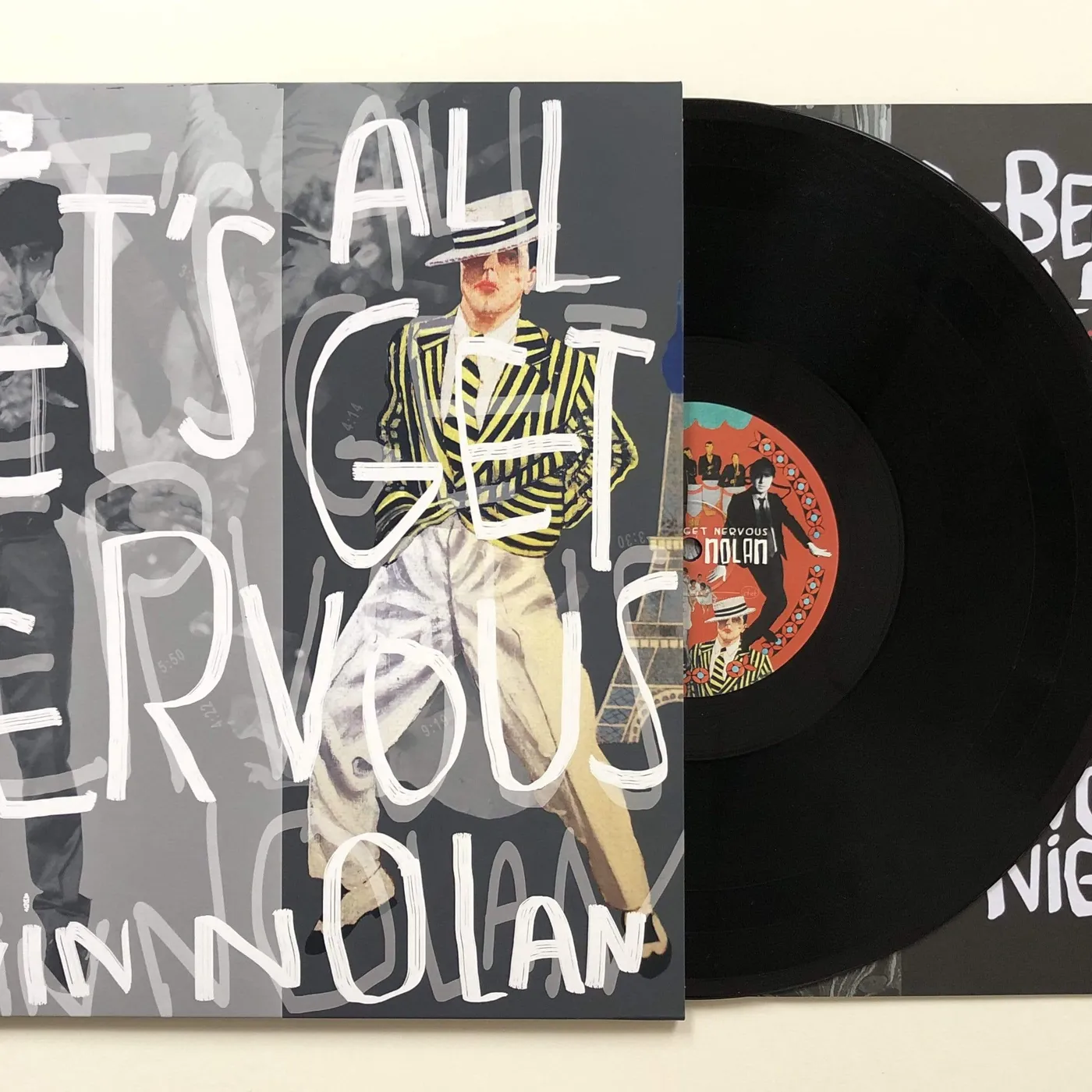 VINYL RECORD - Let's All Get Nervous by Kevin Nolan