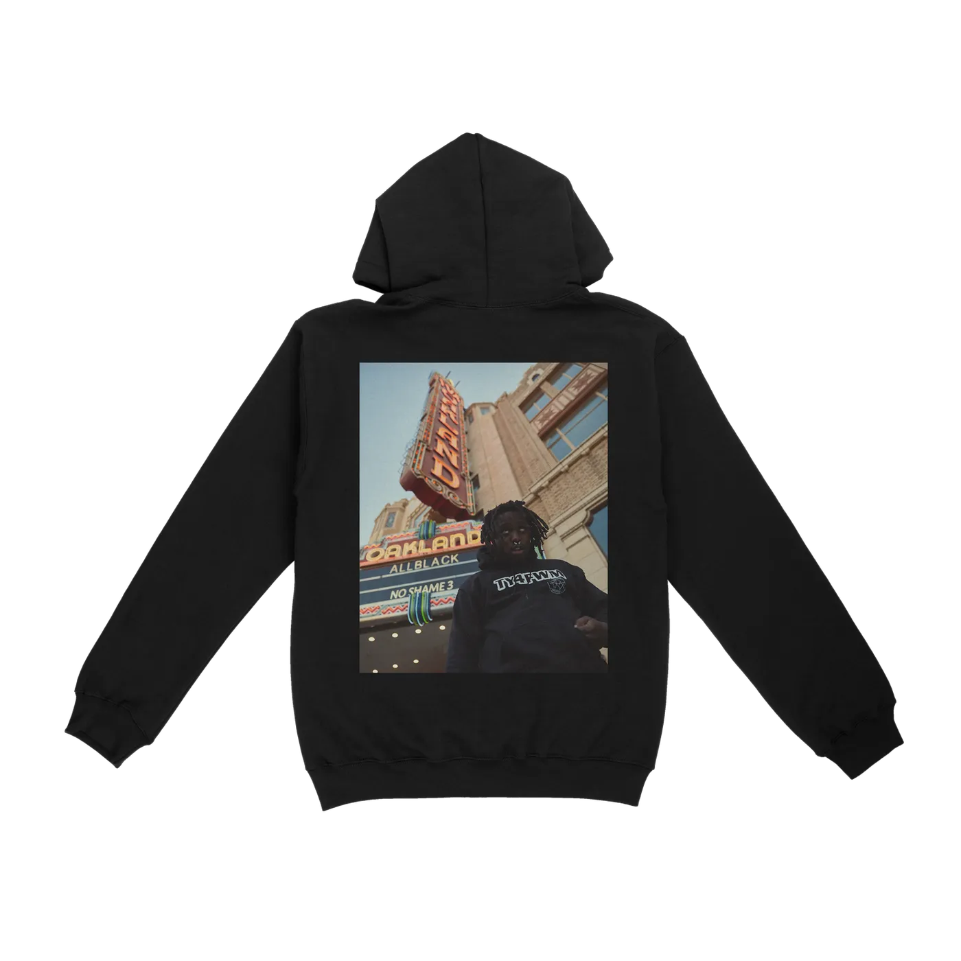 ALLBLACK No Shame 3 Black Hoodie