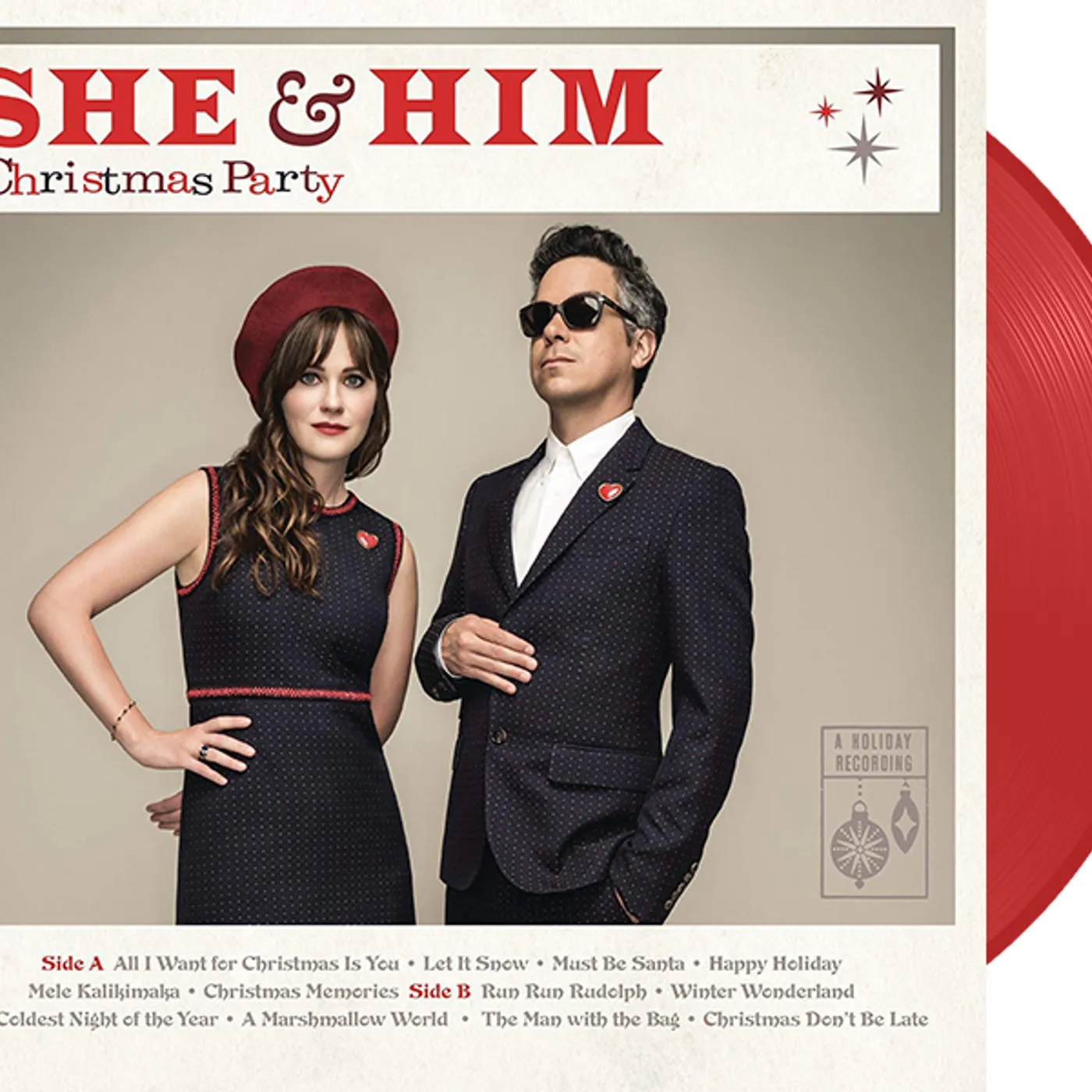 She & Him Christmas Party (Red)