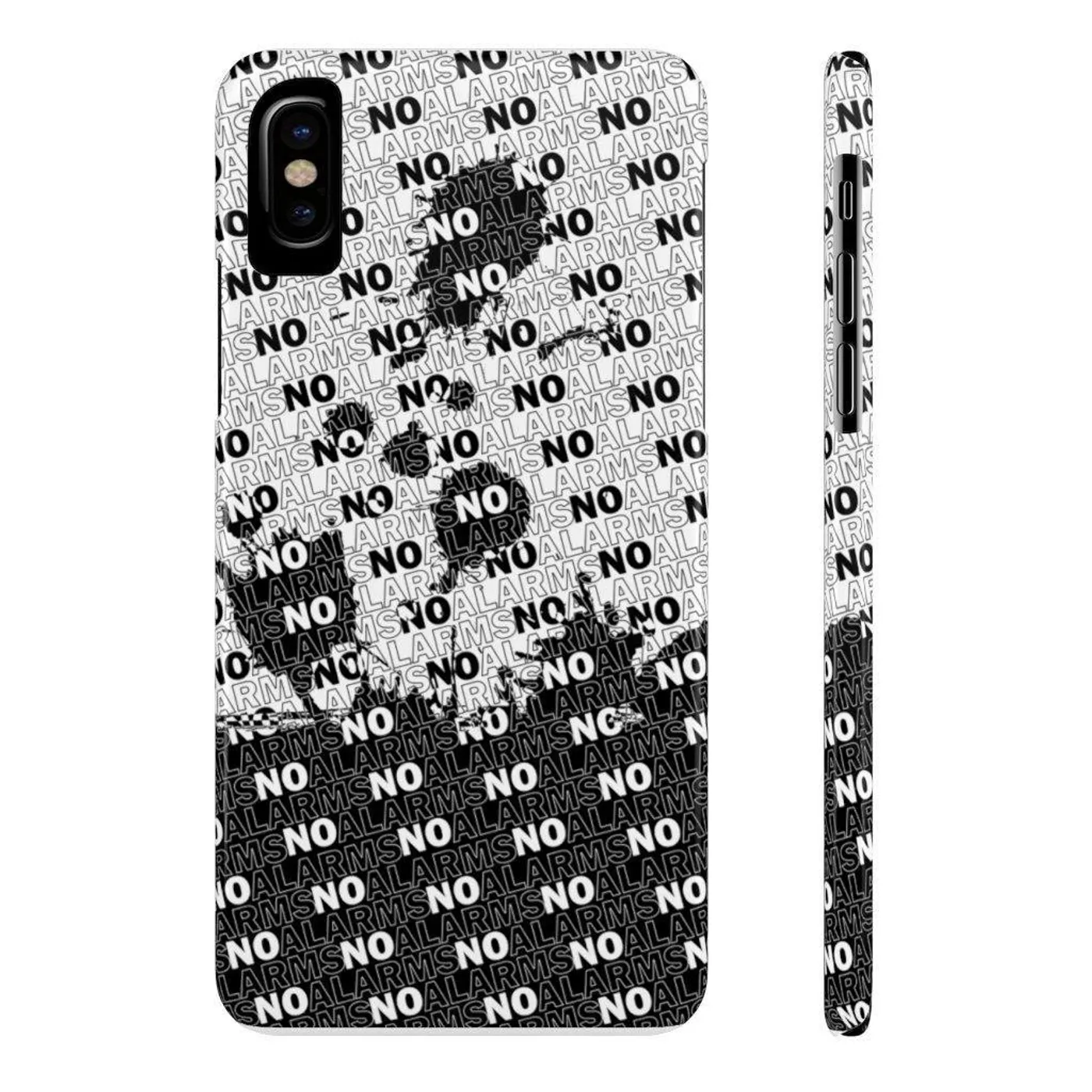 No Alarms Splatter Case Mate Slim Phone Case
