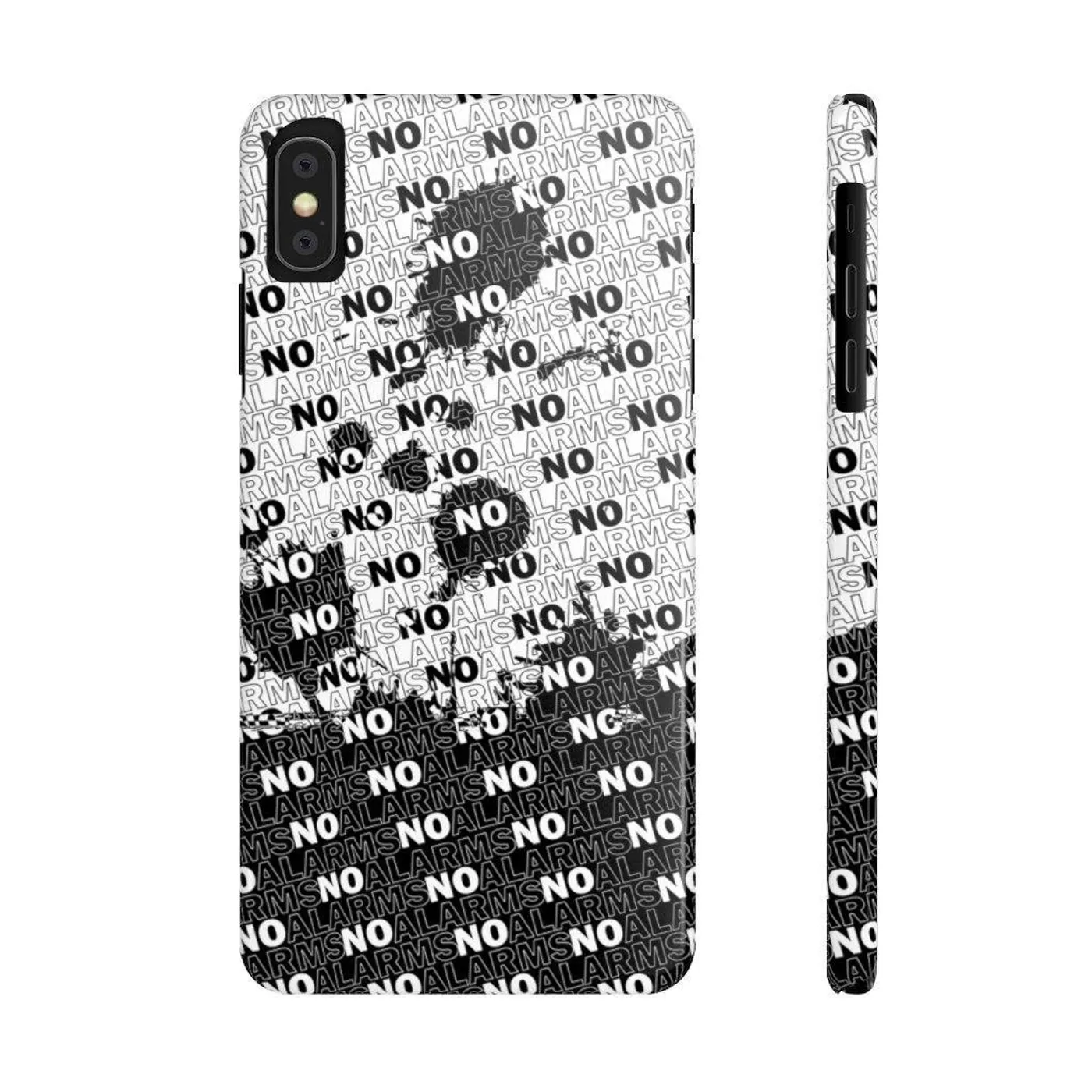 No Alarms Splatter Case Mate Slim Phone Case