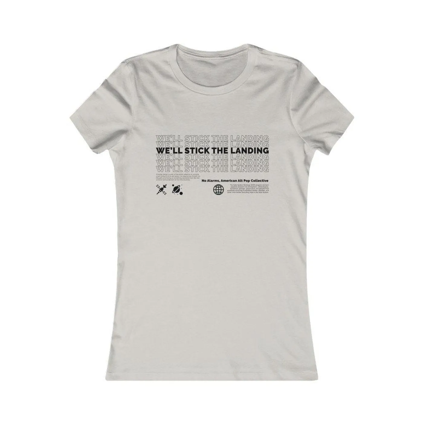 No Alarms Women's The Landing Tee
