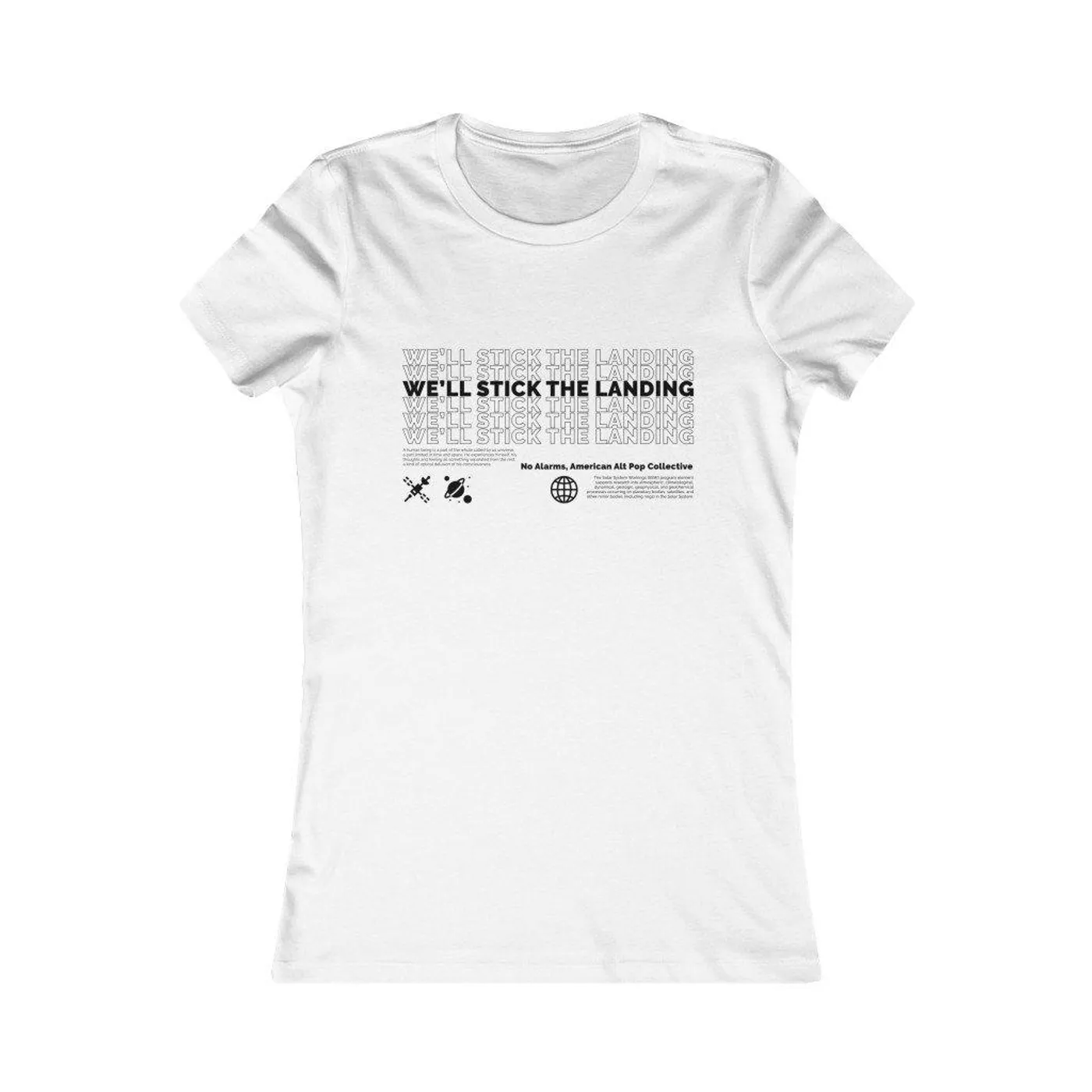 No Alarms Women's The Landing Tee