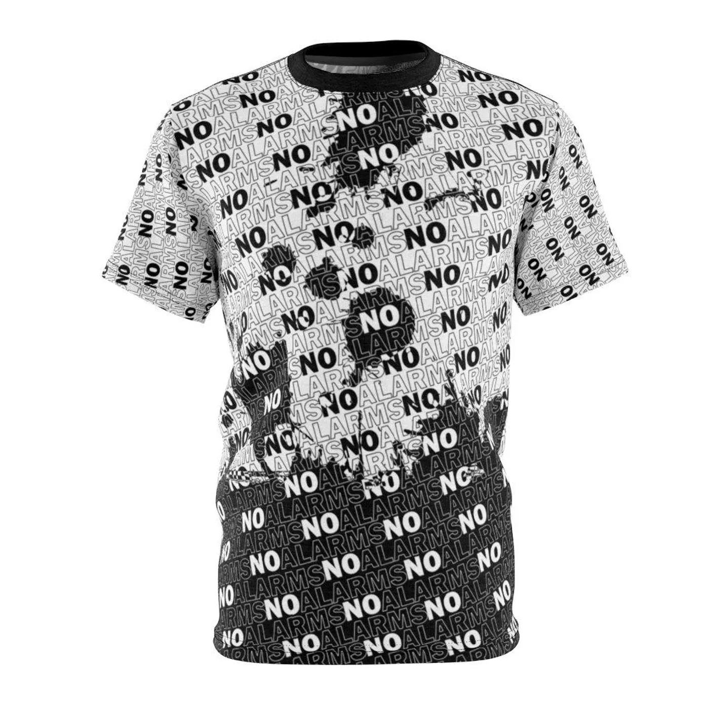 No Alarms Interlocked All Over Tee