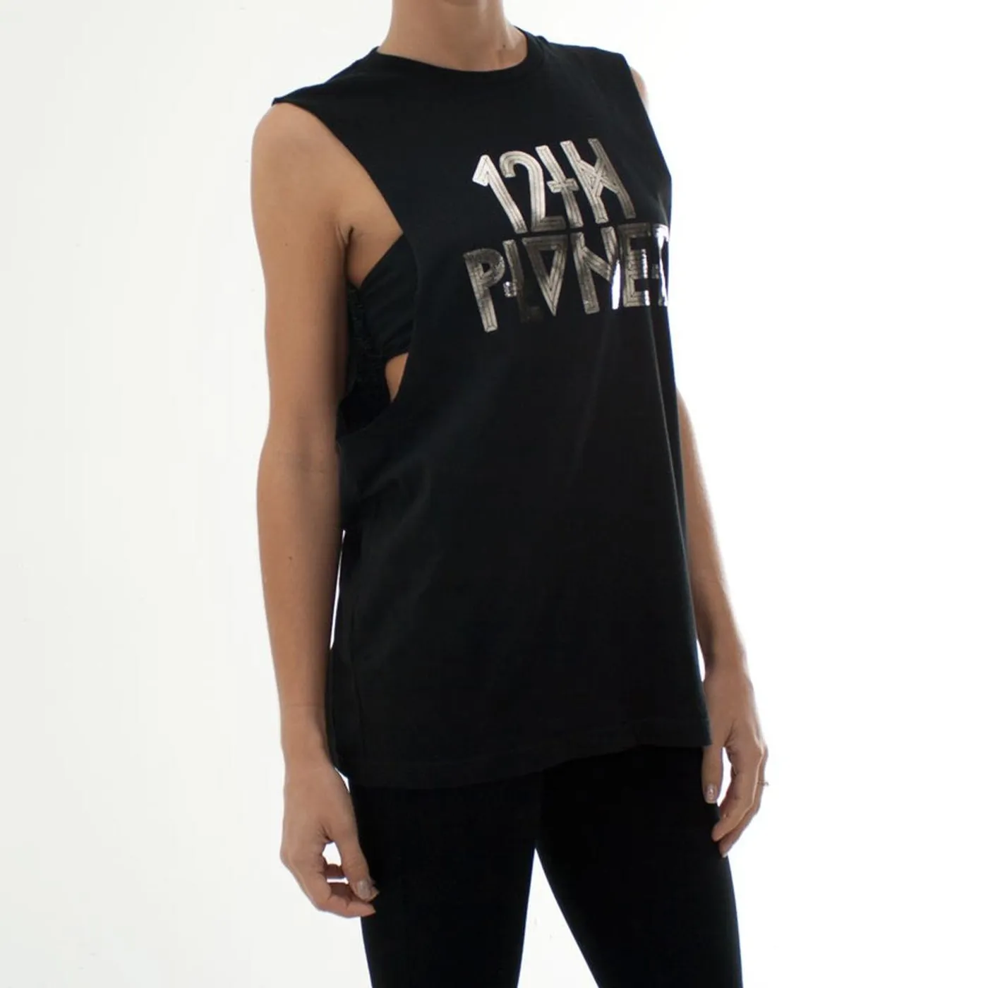 12th Planet Platinum Foil Sleeveless Tee