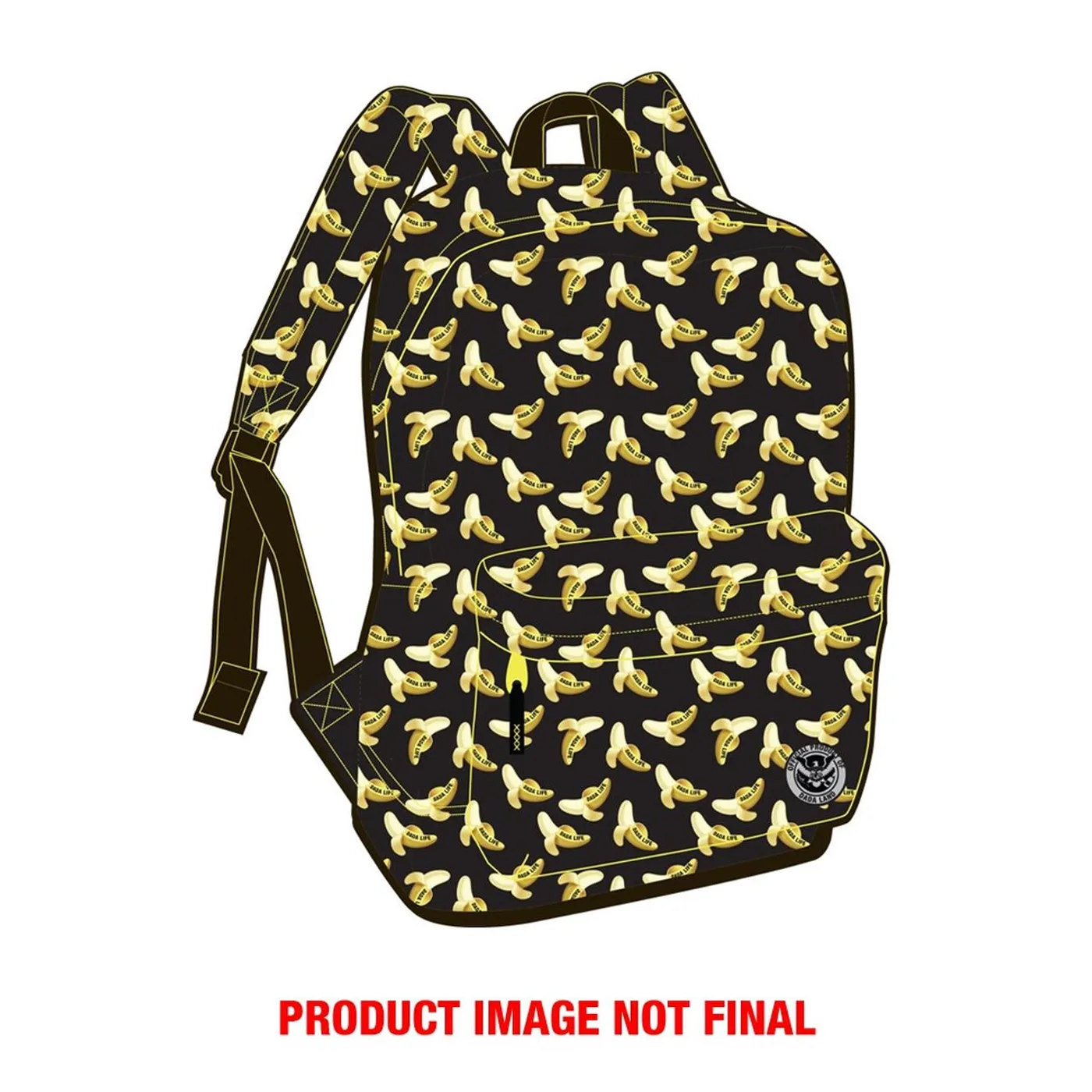 Dada Life Banana Emoji Back Packs