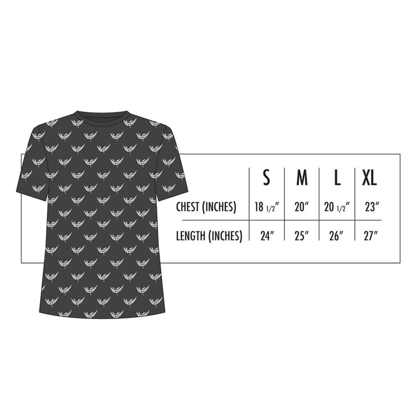 Feed Me // Black and White All Over Print Shirt