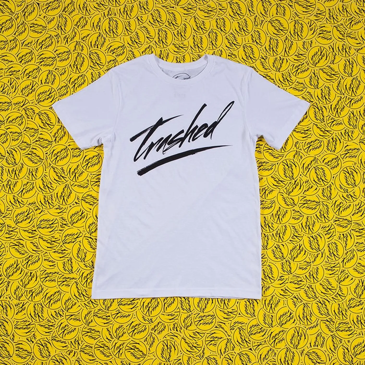 Tommy Trash Trashed Logo Tee | White
