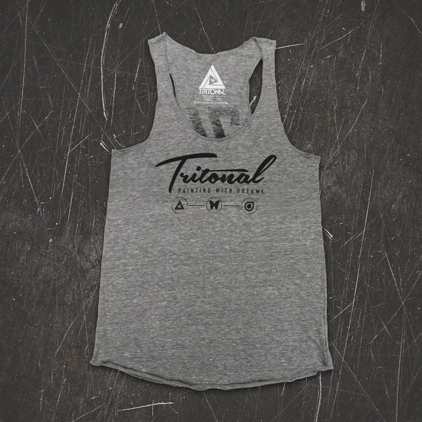 Tritonal Painting With Dreams Racerback Tank
