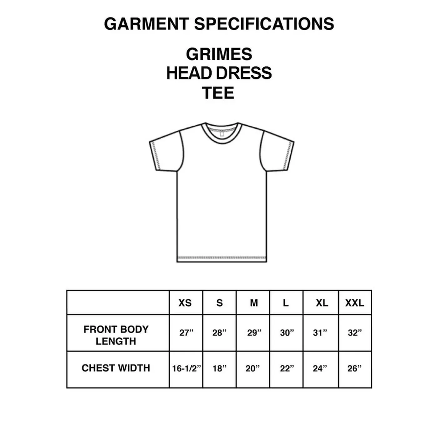 Grimes Head Dress T-Shirt